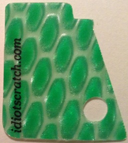 3-D Sinking Translucent Chrome/Green